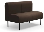 Modulárna pohovka VARIETY, 2 miestna, látka Blues CSII, tmavohnedá