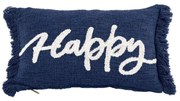 Dekoračný vankúš 50x30 cm Cotton Slub Happy - Tiseco Home Studio