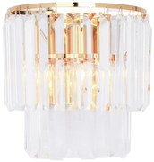 Brilagi - LED Krištáľové nástenné svietidlo MOZART 2xE14/40W/230V zlatá