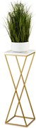 STOJAN NA KVETINÁČ LOFT6 70X24X24 CM ZLATÁ/BIELA