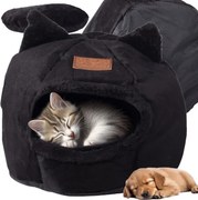 Pelech / domček pre mačku 32 cm x 30 cm čierny