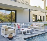 Hliníková zostava pre 5 osôb MADRID NEW (cappuccino)