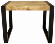 furniture-nabytek.cz - Konferenčný stolík kov drevo mango 60x45x60