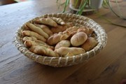 Slamené šatky guľaté Rozmery (cm): průměr 25