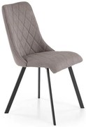 Jedálenská stolička June, sivá