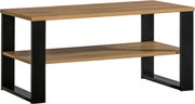 XXXLutz KONFERENČNÝ STOLÍK, čierna, dub wotan, kov, kompozitné drevo, 100/56/48,7 cm Milino - Stolíky do obývačky - 002238001207