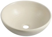 Sapho Sapho, ATTILA keramické umývadlo, priemer 43cm, slonová kost, DK005
