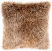 Hnedá obliečka na vankúš z umelej kožušiny Tiseco Home Studio, 45 x 45 cm