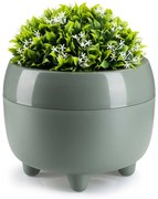 PLASTOVÝ KVETINÁČ BOTANICA 23X18 CM ZELENÁ