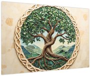 Obraz – Prepletený strom života (90x60 cm)
