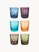 Poháre na vodu Cuttings, 6 ks