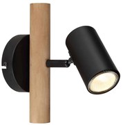 Globo 57913-1 - Nástenné bodové svietidlo HERTI 1xGU10/5W/230V drevo/kov
