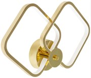 Toolight Toolight, LED nástenné svietidlo 14W APP1045-W, zlatá, OSW-03951