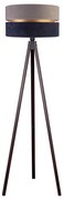 Duolla - Stojacia lampa DUO 1xE27/60W/230V pr. 44 cm šedá/modrá/wenge
