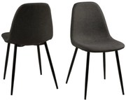 Jedálenská stolička Wilma, tmavosivá (64374)