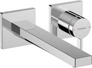 Hansgrohe Tecturis E, páková umývadlová batéria EcoSmart+ pod omietku s výtokom 225 mm, chrómová, HAN-73051000