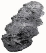 Sivá ovčia kožušina Native Natural Double, 60 x 240 cm
