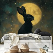 Fototapeta - Zajac s mesiacom (147x102 cm)