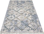 DY Sivý protišmykový koberec Hypnotic 02 Rozmer: 80x150 cm