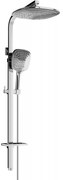 Mexen - Q17 sprchový set s hornou hlavicou 24cm, chrómová, 798171795-00