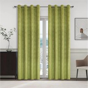 Záves na krúžkoch YC11935/280G/08/140x250 cm zelený