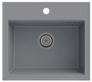 Gamma Modern 5055, 1-komorový granitový drez 560x500x210 mm, šedá, GMA-ZM-55-G