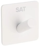 Háčik SAT montáž bez vŕtania biela HACEKNALEP1HB
