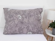 Obliečka Mako jersey 70 × 90 cm – Valeria sivohnedá