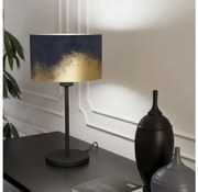 Eglo 39975 - Stolná lampa CASUARITA 1xE27/40W/230V modrá/zlatá