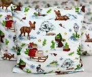 INTERMEDIC SK Vianočná obliečka na vankúš Zimná Rozprávka 40x40 cm