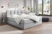 XXXLutz AMERICKÁ POSTEĽ, 200/220 cm, svetlosivá Livetastic - Online Only spálne - 000298008634