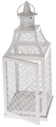 Závesný kovový lampáš Stefano, 14,5 x 36 x 14,5 cm