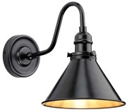 Elstead PV1-OB - Nástenné svietidlo PROVENCE 1xE27/60W/230V čierna