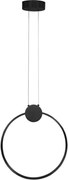 Toolight Toolight, LED stropné svietidlo 30 cm 13W 4000K APP1392-CP, čierna, OSW-00918