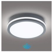 Brilagi - LED Vonkajšie svietidlo so senzorom BENE LED/24W/230V pr. 26 cm IP54 BG0922