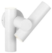 LED Vonkajšie nástenné bodové svietidlo 2xLED/3W/230V 4000K IP44 biela