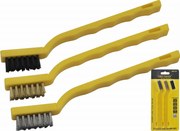 CROWNMAN Sada drôtených kief 18 cm - 3 ks