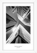 Biely nástenný rámček Styler Floryda, 24 x 33 cm