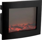 LED dekorácia moderný krb COZY WARM 40x50 cm, čierny