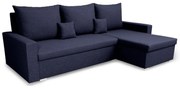 Rohová sedacia súprava s funkciou spania MONDI Námornícka modrá