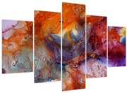 Obraz - Abstraktné atramentové umenie (150x105 cm)