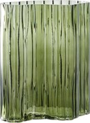 Zelená sklenená váza (výška 26,5 cm) – House Nordic