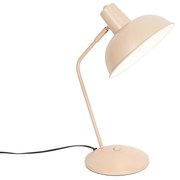 Retro stolná lampa béžová - Milou