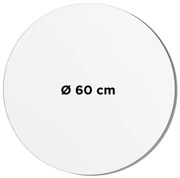 COMPACT 10 WHITE - STOLOVÁ DOSKA Ø60 cm