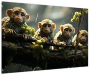 Obraz - Opičky (90x60 cm)