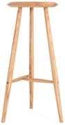Barová stolička z dubového dreva v prírodnej farbe (výška sedadla 75 cm) Blanc – Gazzda