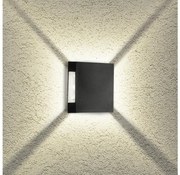 Brilagi - LED vonkajšie nástenné svietidlo QUADRAY LED/4W/230V čierne IP65