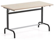 Školská lavica 184, linoleum, antracit/béžová