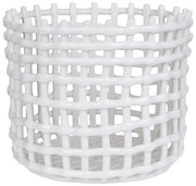 CRAFT Keramický košík 24 cm – biela