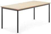 Stôl SONITUS, 1800x800x720 mm, linoleum - béžová, antracit